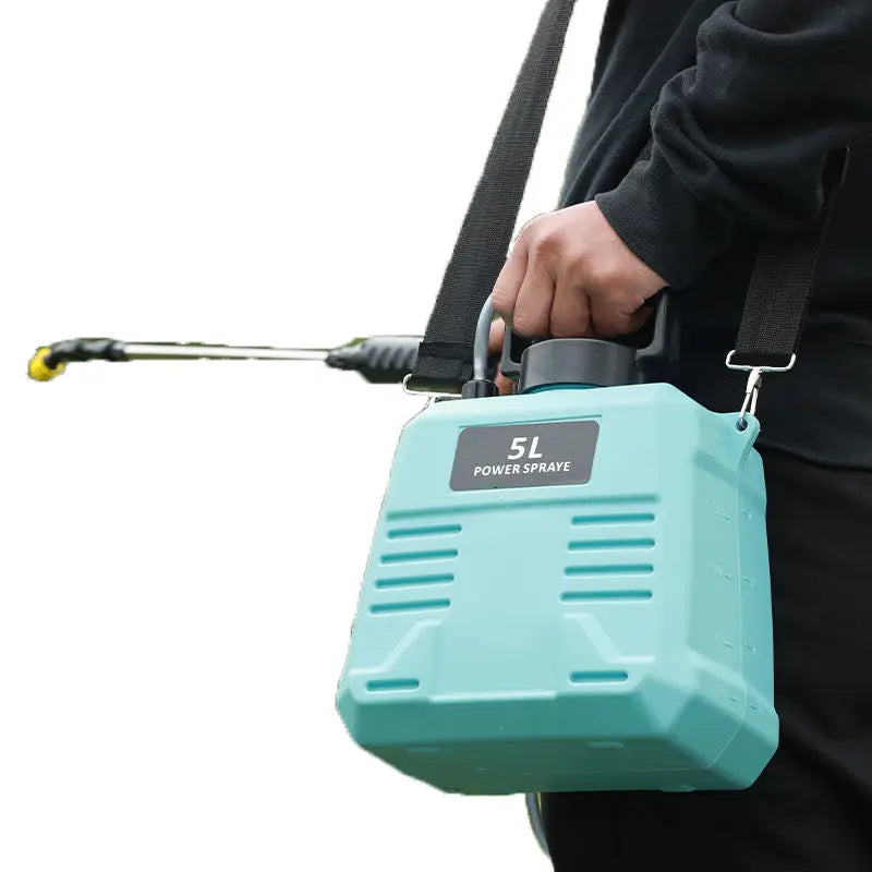 1.35 Gallon/5L Battery Powered Sprayer, Electric Sprayer with USB Rechargeable Handle, Portable Garden Sprayer with