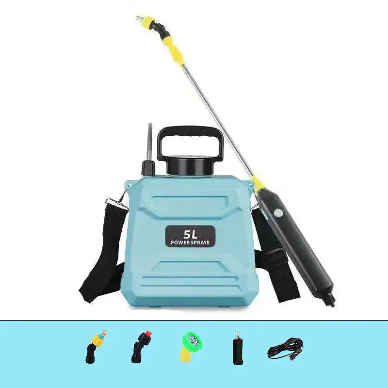 1.35 Gallon/5L Battery Powered Sprayer, Electric Sprayer with USB Rechargeable Handle, Portable Garden Sprayer with