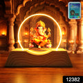 Premium 3d Lord Ganesha Acrylic Led Night Lamp (1 Pc)