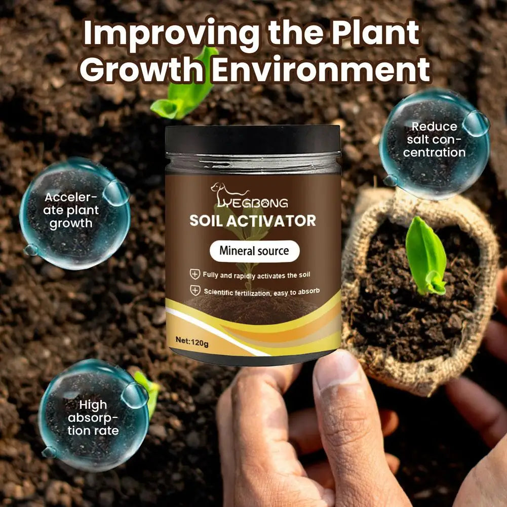 Soil Activator Organic Mineral Soil Loosening Agent Prevent Soil Hardness Promote Rooting Plant Fertilizer Garden Plant Care