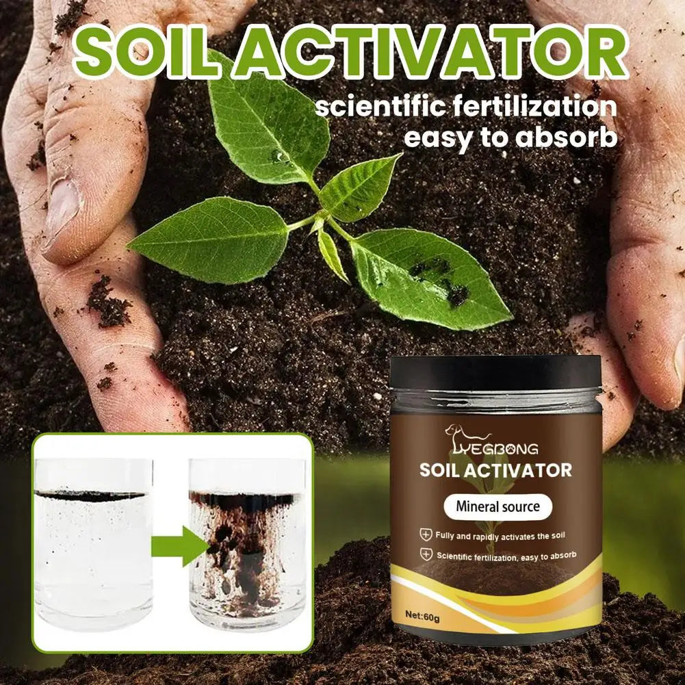 Soil Activator Organic Mineral Soil Loosening Agent Prevent Soil Hardness Promote Rooting Plant Fertilizer Garden Plant Care