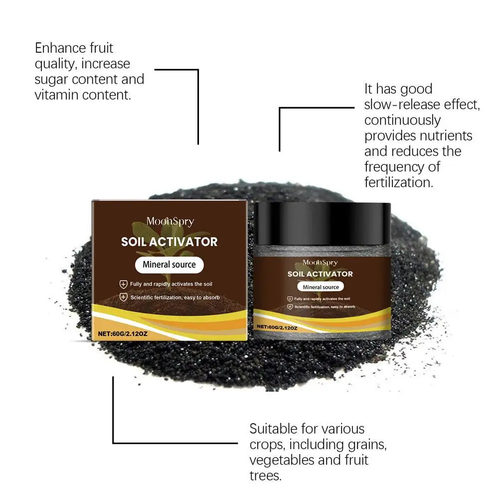 Soil Activator Organic Mineral Soil Loosening Agent Prevent Soil Hardness Promote Rooting Plant Fertilizer Garden Plant Care