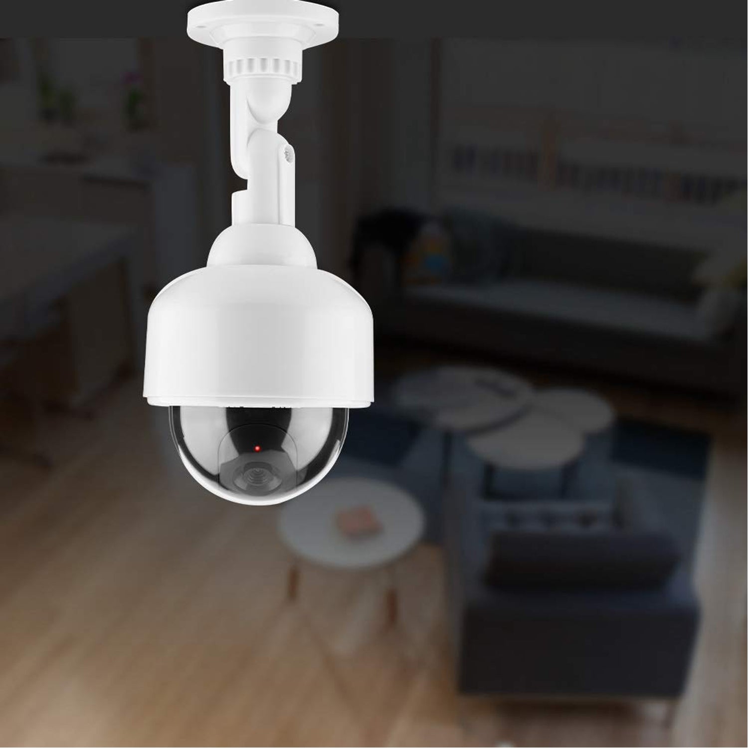 Fake  Dummy Camera Cctv  With Flashing Red Led Light (1 Pc  Battery Not Included)