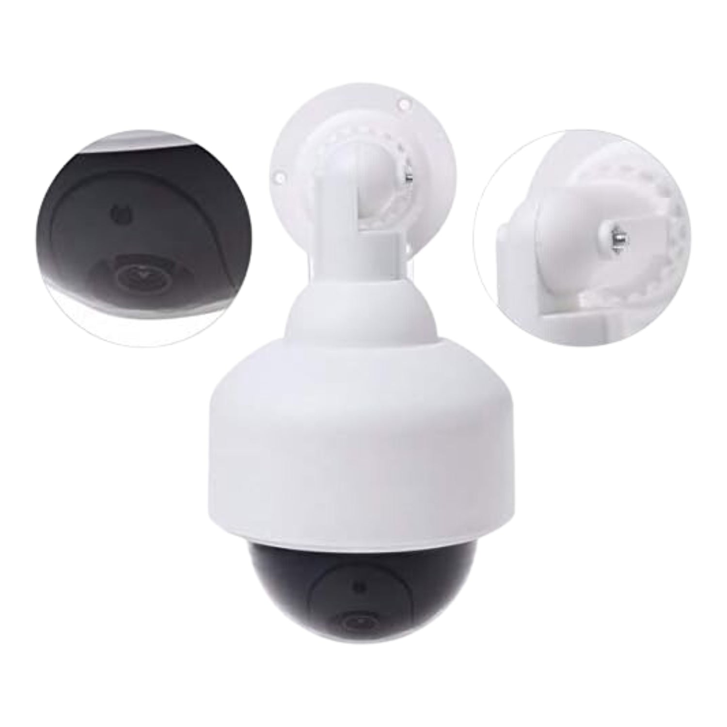 Fake  Dummy Camera Cctv  With Flashing Red Led Light (1 Pc  Battery Not Included)