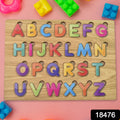 Wooden Puzzle Board Abc Letters Shapes Educational Learning Toys (1 Set)