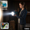 Omega 7800mah Rechargeable Led Laser Torch Light (1 Pc)